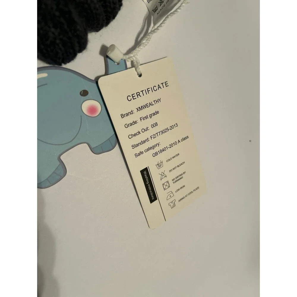XM Wealthy Baby Swaddle Wrap – Charcoal Grey Popcorn Knit – Infant Size